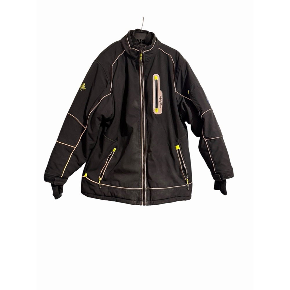 Men's Large RefrigiWear Extreme Softshell Jacket 0790 Black Insulated -60F